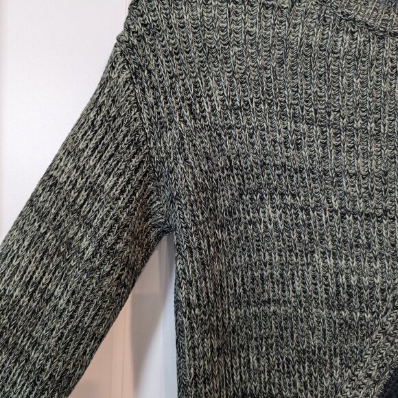 Derek Lam Collective Colorblock Turtleneck Sweater Size XS Knit Green/Black - Picture 9 of 16